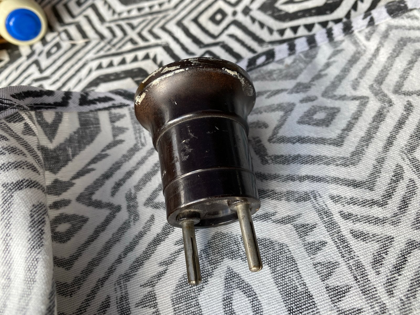 Vintage Bakelieten Lamphouder-Stekker E27, Ophalen of Verzenden