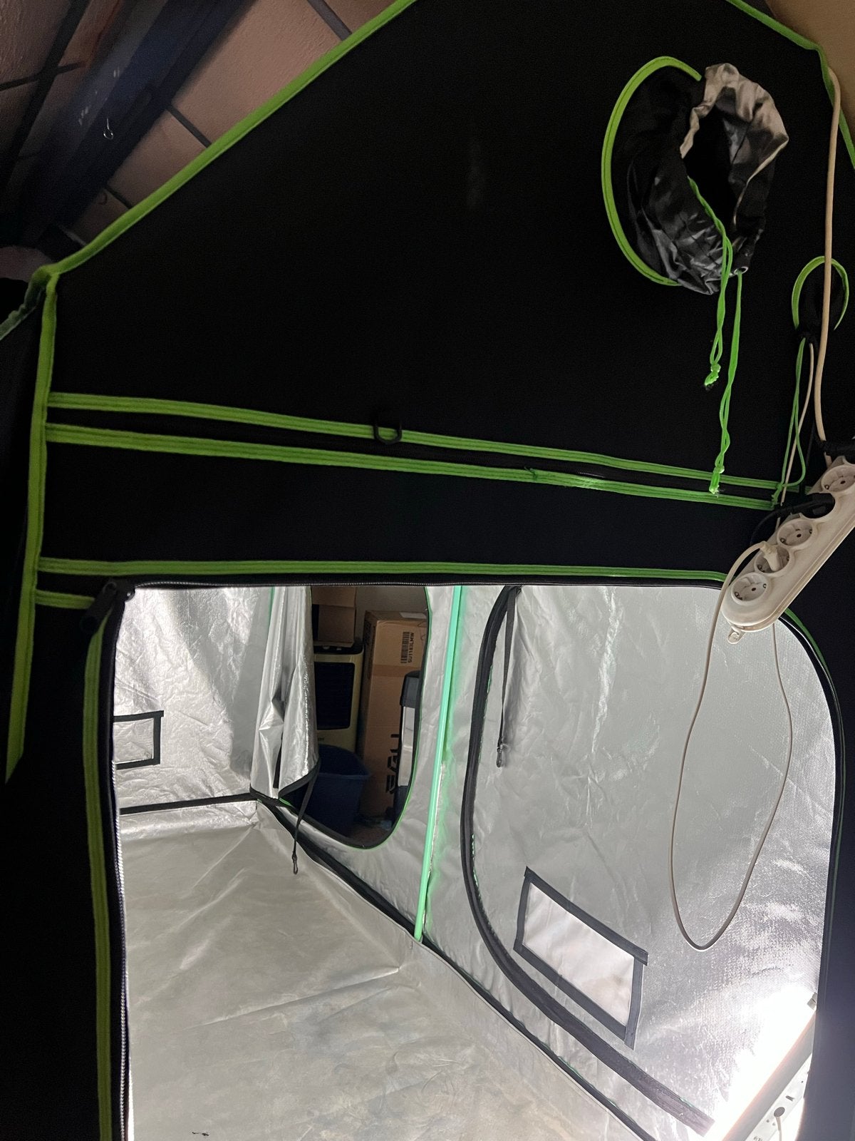 Grote Kweektent 240x120x180 cm - Ideaal voor binnenkweek, Ophalen of Verzenden, Gebruikt, Kweektent