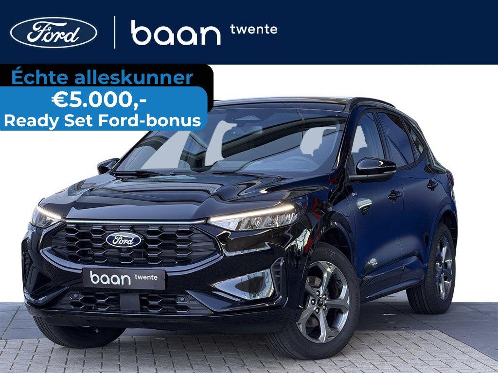 Ford Kuga 2.5 PHEV ST-Line | Trekhaak | Driver Ass. Pack | W, 12 maanden, Zwart, 4 cilinders, Zwart