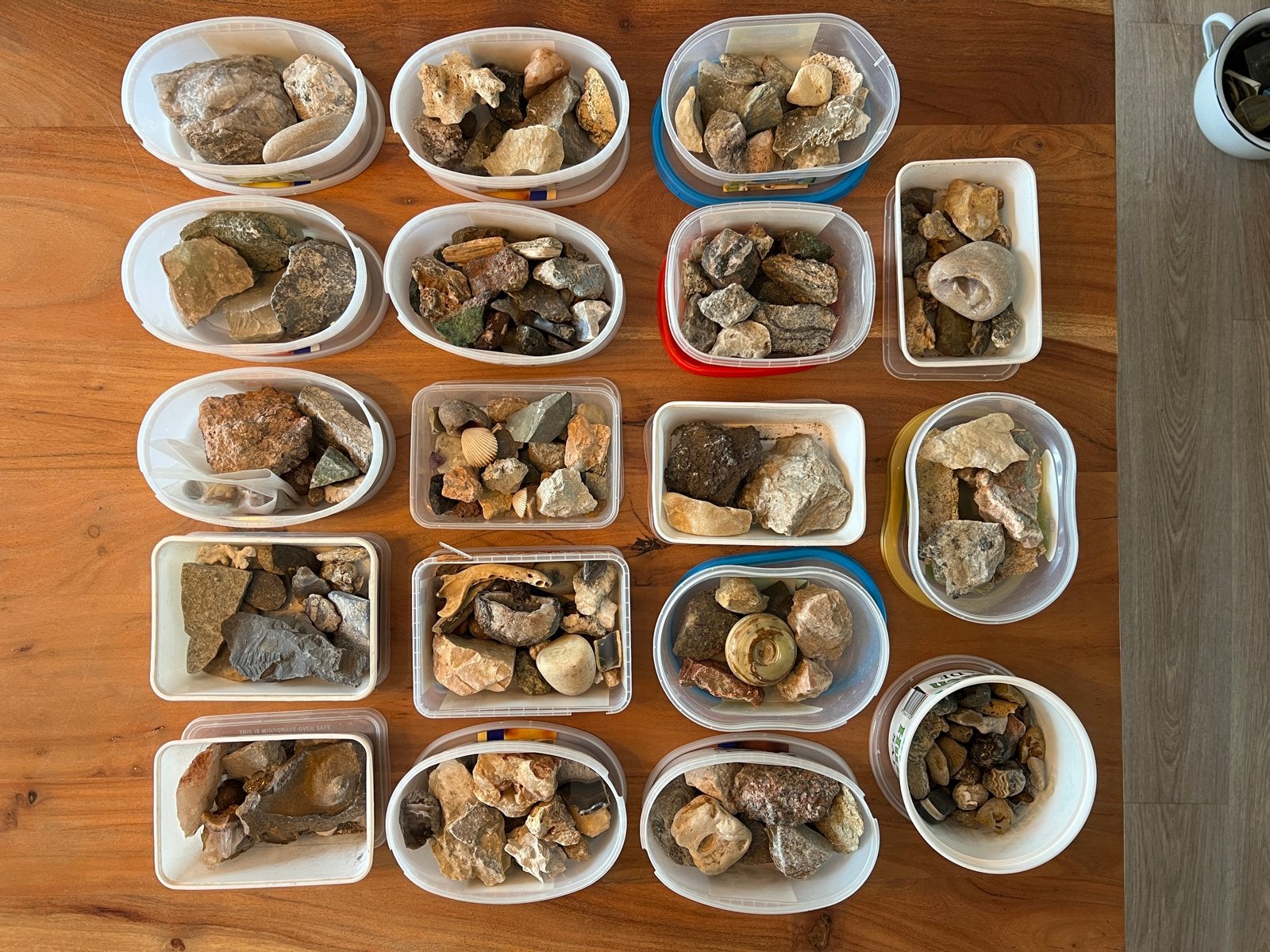 Grote collectie stenen, mineralen en fossielen (17.8 kg), Ophalen, Overige typen
