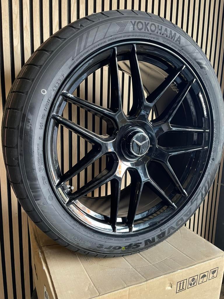 22 inch Mercedes AMG GLE coupe velgen 5x112 + Yokohama MO, 285 mm, Banden en Velgen, Nieuw, Overige maten