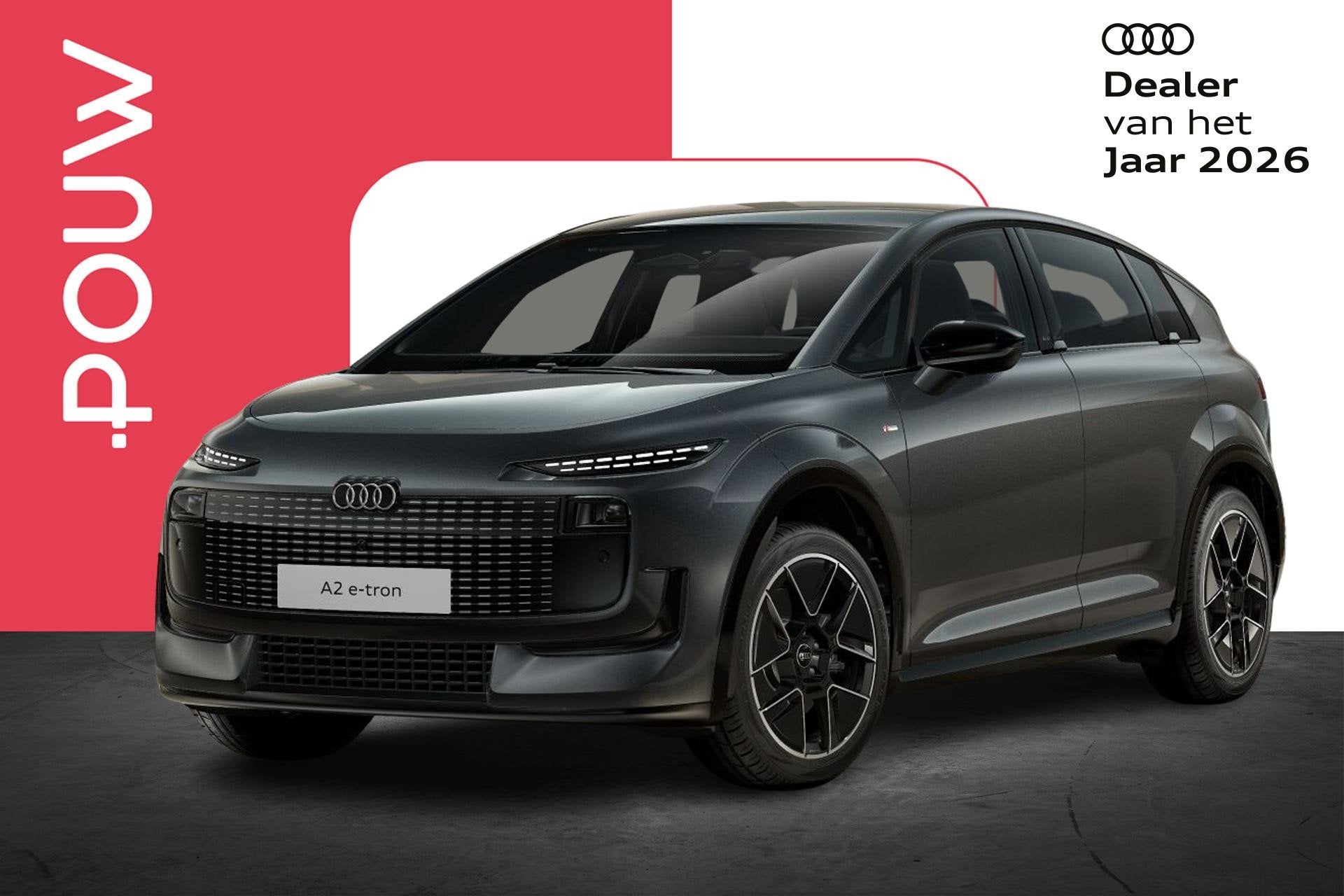 Audi A2 e-tron 231pk S Edition 84 kWh | Tech | Trekhaak Wekl, Auto's, Automaat, 12 maanden, Achterwielaandrijving, Zwart