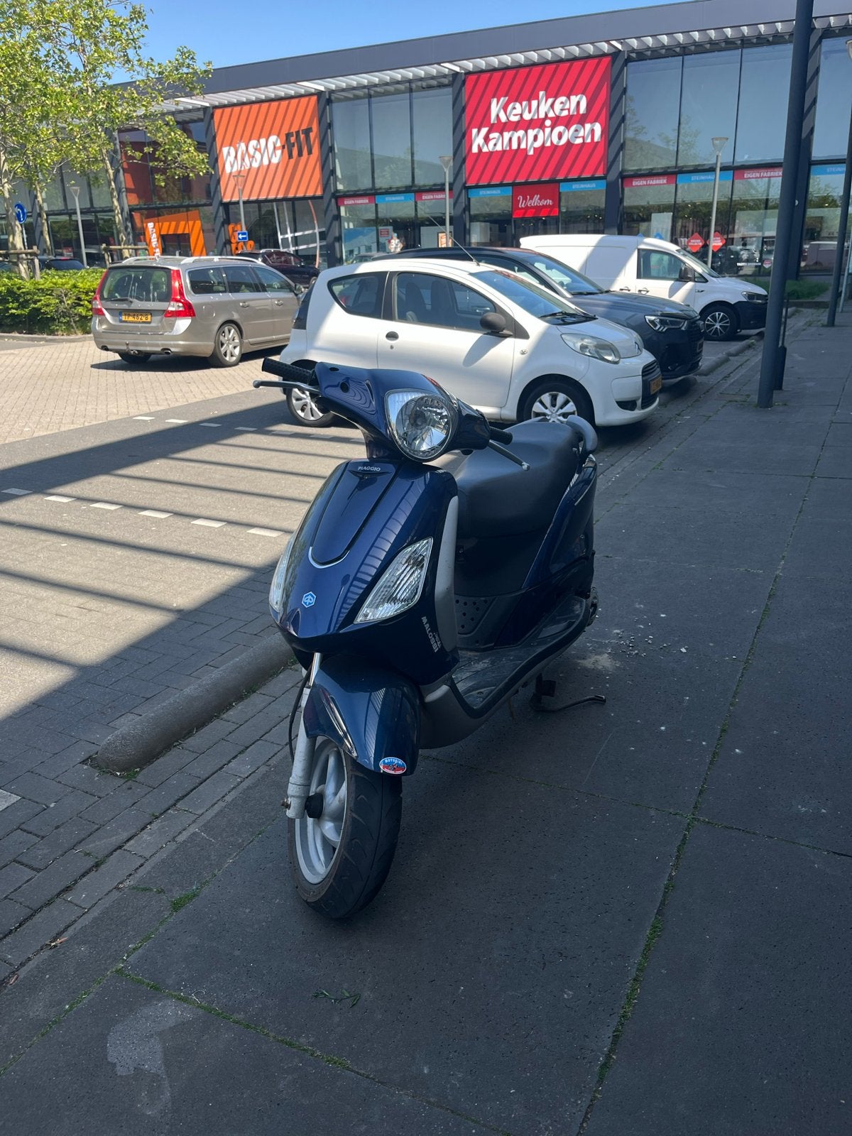 80cc-Piaggio fly, Ophalen of Verzenden, Gebruikt, Maximaal 45 km/u
