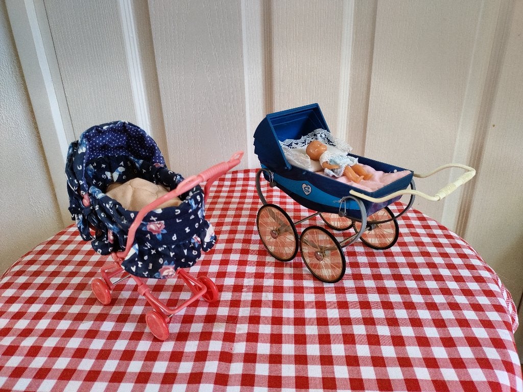 Vintage Sindy poppenwagentje jaren 80, Antiek en Kunst, Antiek | Speelgoed, Ophalen of Verzenden
