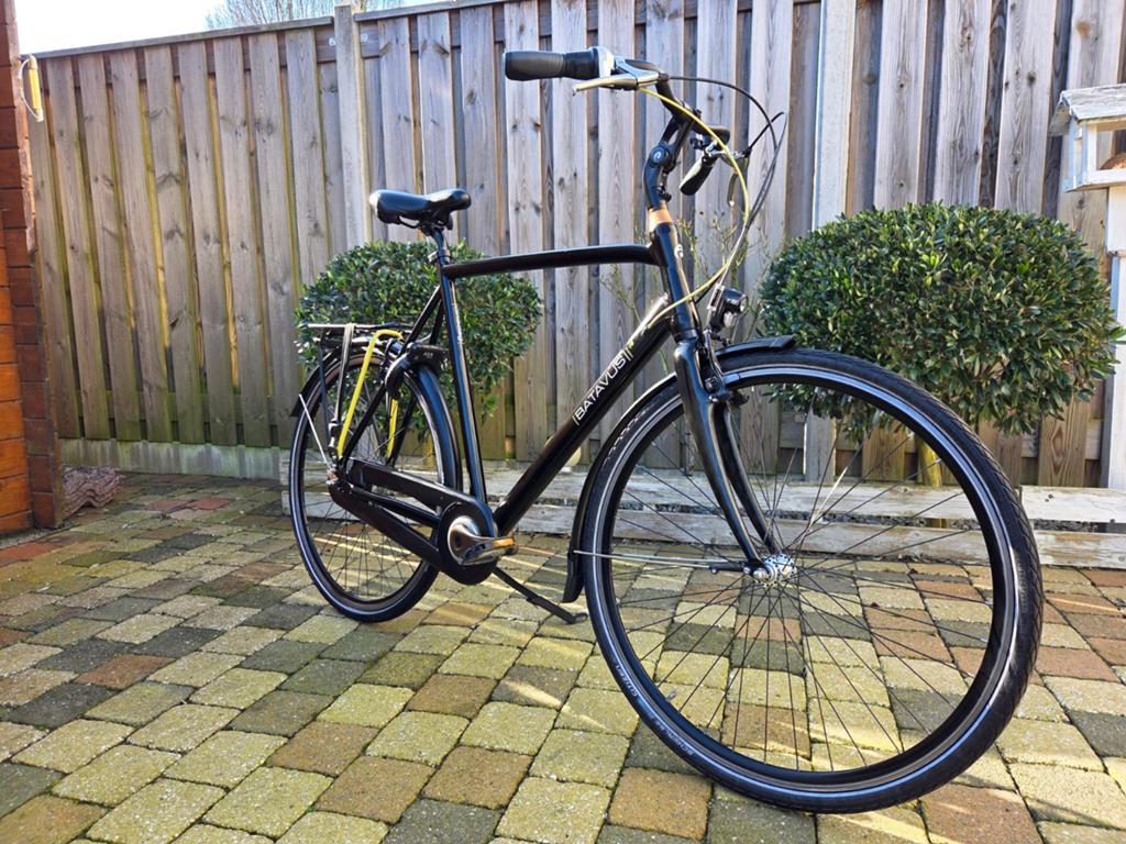 Batavus Dinsdag Herenfiets 65cm, Fietsen en Brommers, Fietsen | Heren | Herenfietsen, Gebruikt, Batavus, 65 cm of meer, Versnellingen