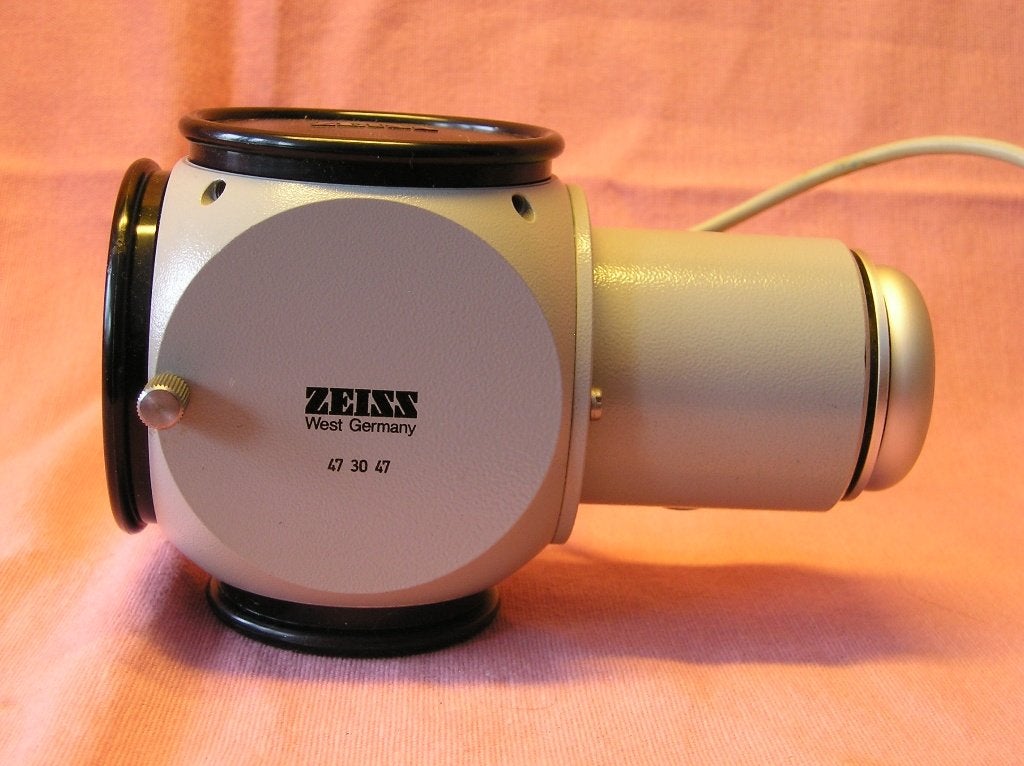 Carl Zeiss micro discussiestuk met verlichte aanwijspijl, Verzenden, Zo goed als nieuw, Minder dan 400x, Onderdelen of Toebehoren