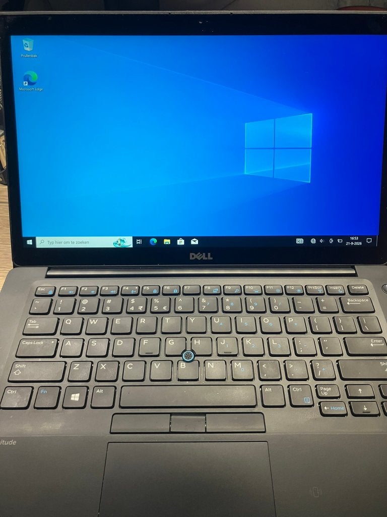 Dell Latitude 7480 laptop Intel i7-6600U 8GB 256GB SSD Touch, 2 tot 3 Ghz, Qwerty, Verzenden, 8 GB