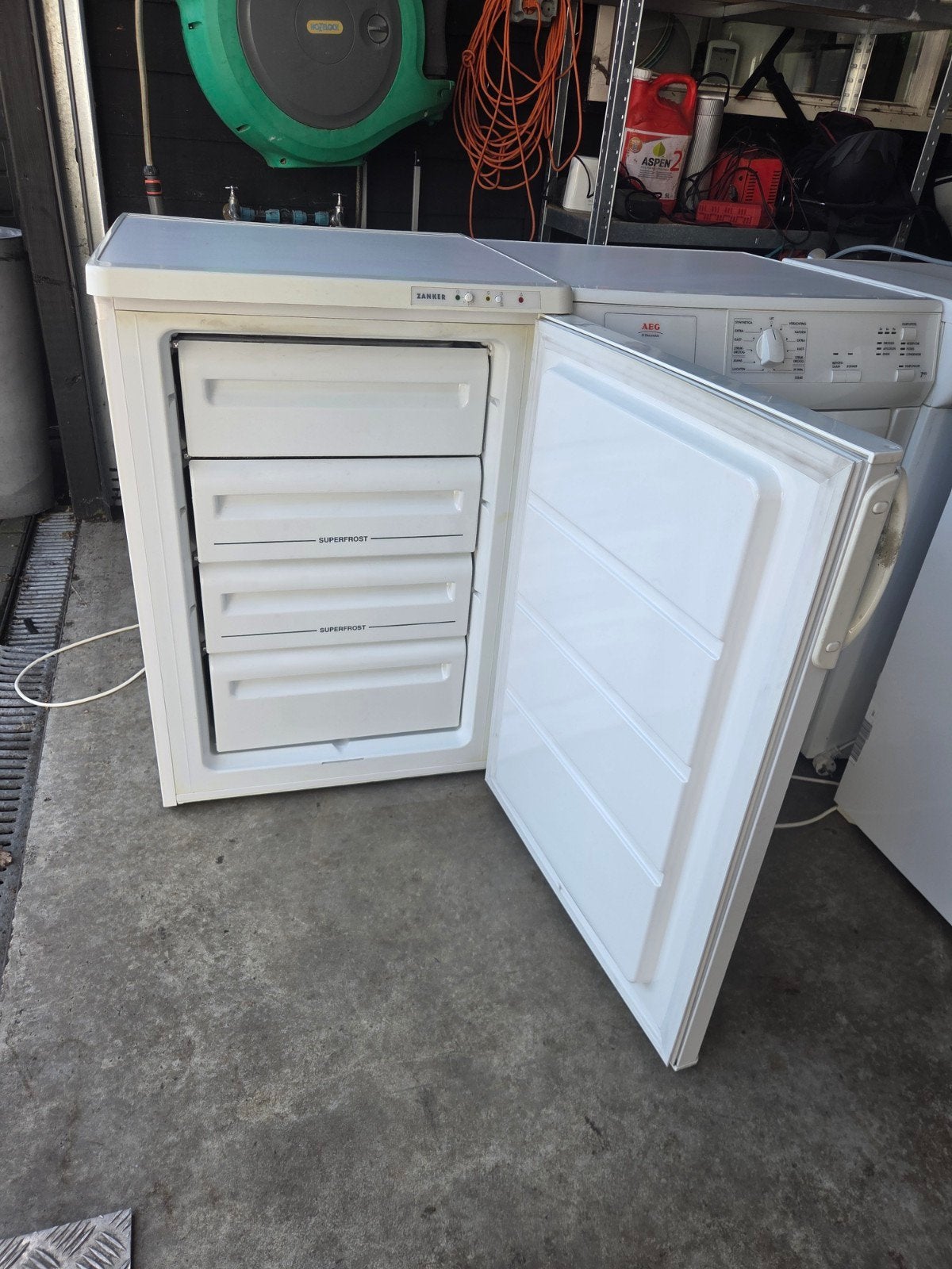 Zanker Vrieskast ZKF 110 A - Compact en Betrouwbaar, Witgoed en Apparatuur, Vrieskast, Gebruikt, Minder dan 85 cm, Minder dan 60 cm