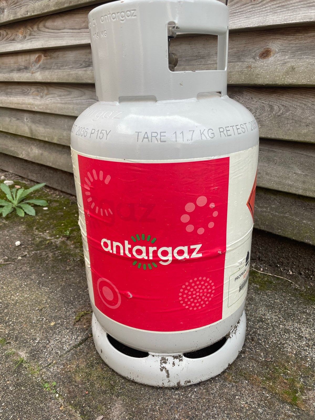 Antargaz propaan/butaan gasfles - 10.5 kg propaan, Ophalen, Gebruikt, Gas, Vrijstaand