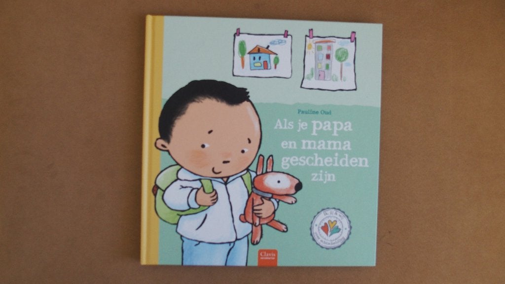 Als je papa en mama gescheiden zijn- echtscheiding, Boeken, Ophalen of Verzenden, Zo goed als nieuw, Pauline Oud, 2 tot 3 jaar