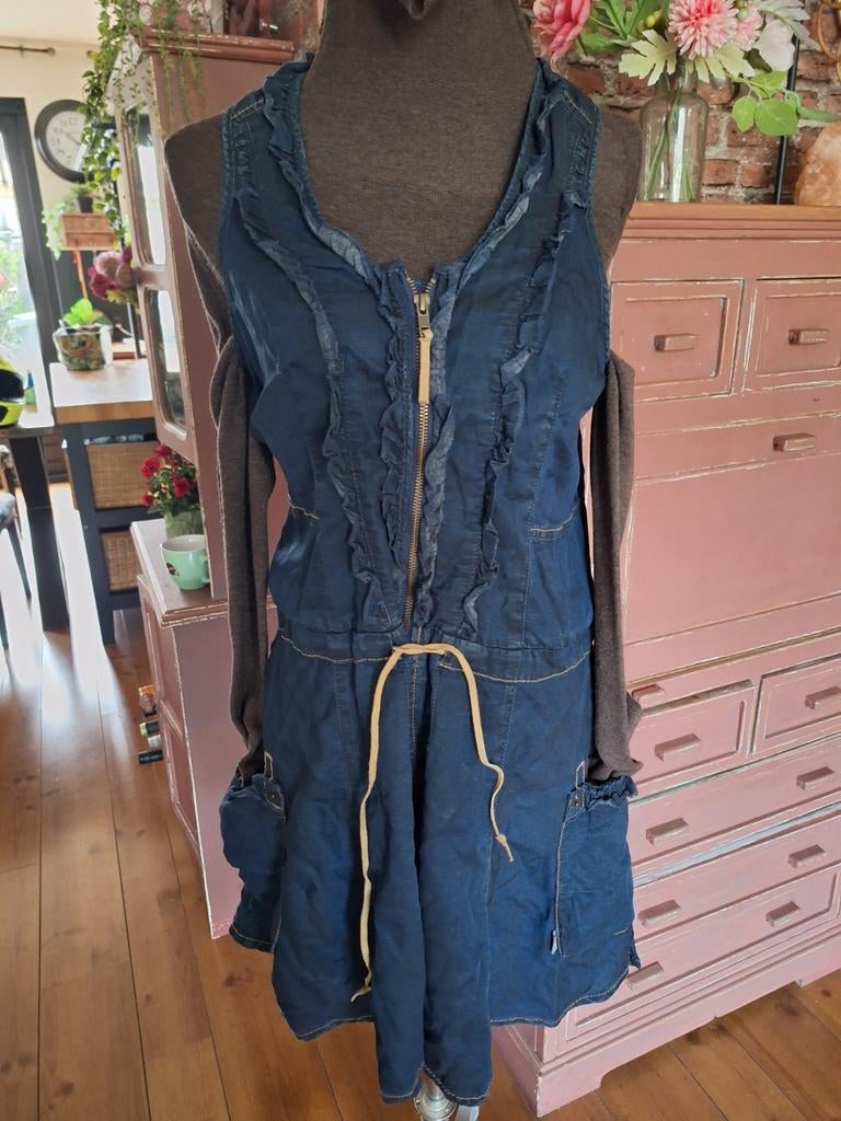 Didi spijkerjurk maat s, Ophalen of Verzenden, Zo goed als nieuw, Maat 38/40 (M), Blauw