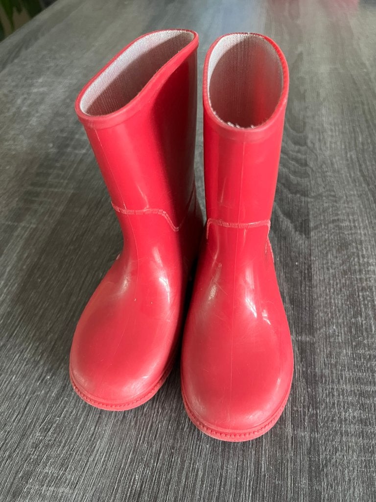Roze regenlaarzen maat 25, Gebruikt, Meisje, Ophalen of Verzenden, Laarzen