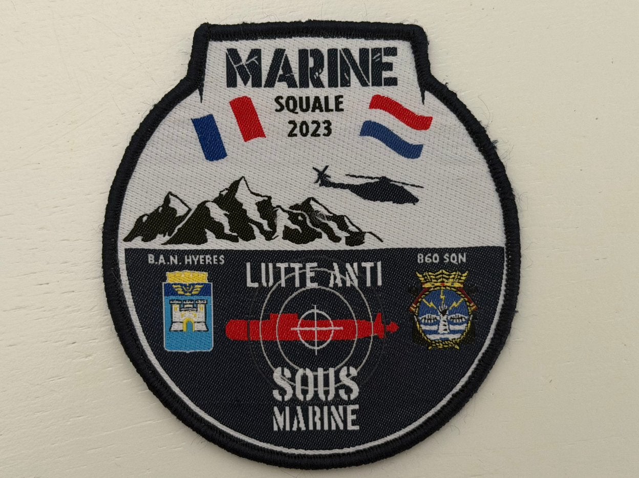 Patch RNLAF 860 SQN MLD, Verzamelen, Ophalen of Verzenden, Luchtmacht, Nederland, Embleem of Badge
