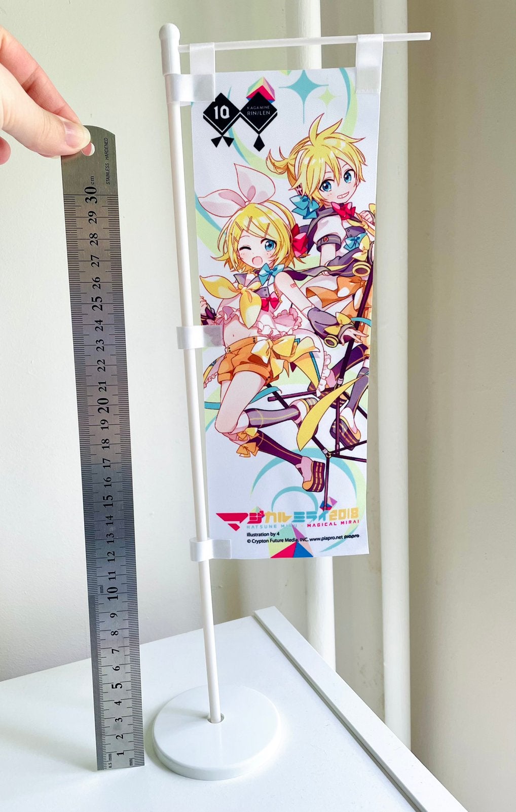 Vocaloid Kagamine Rin Len official anime mini concert banner, Ophalen of Verzenden, Nieuw