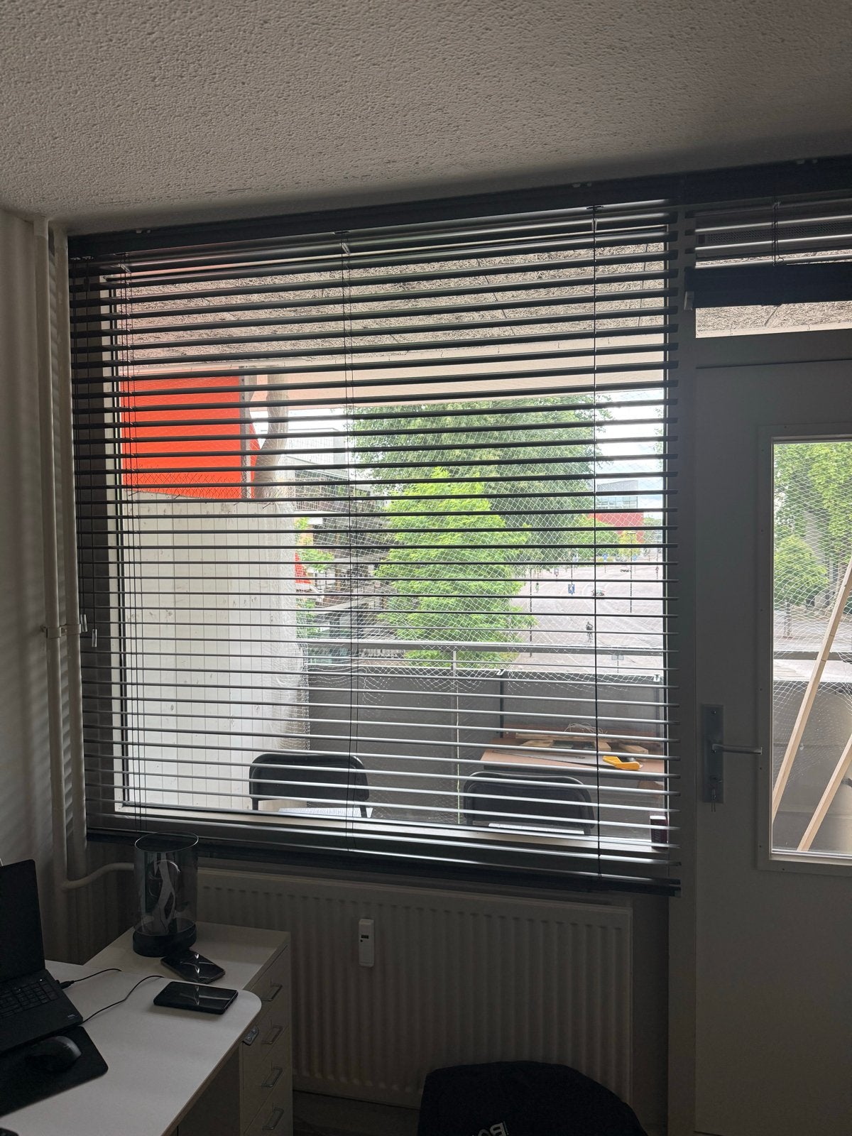 GAMMA aluminium jaloezie 160x180 cm mat zwart, Huis en Inrichting, Stoffering | Gordijnen en Lamellen, Ophalen, Jaloezie, Overige merken