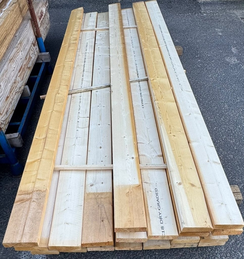 Vuren balken geschaafd 38x140, Ophalen, Nieuw, 250 cm of meer, Balken