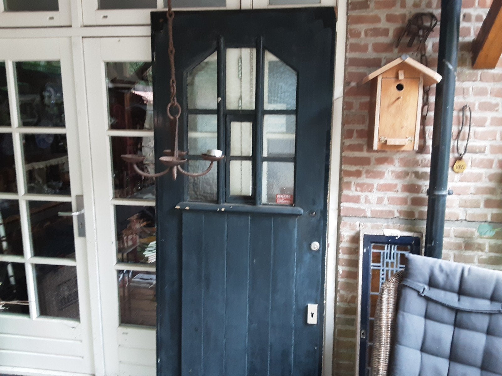 antieke voordeur  1928, Ophalen, Gebruikt, Buitendeur, 200 tot 215 cm