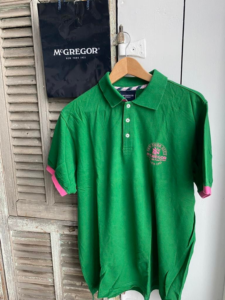 Prachtig polo shirt van Mc GREGOR size L, Ophalen of Verzenden, Zo goed als nieuw, Groen, McGregor