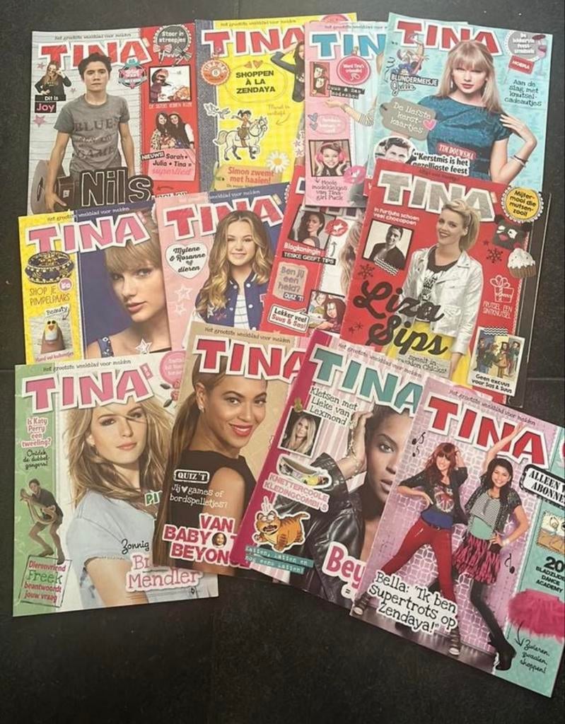 Grote stapel tina’s 1x gelezen, Ophalen of Verzenden, Zo goed als nieuw, Overige typen