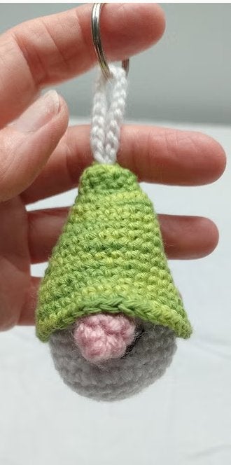 Kabouter Gnome decoratie herfst kerst sleutel- of tashanger, Ophalen of Verzenden, Nieuw, Knuffel of Figuurtje