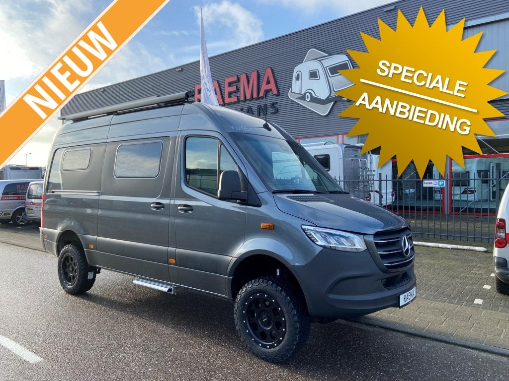 Frankia Yucon 6.0 Mercedes Sprinter 4x4, automaat buscamper, Buscamper of Camperbus, Ringverwarming, Bedrijf, Mercedes