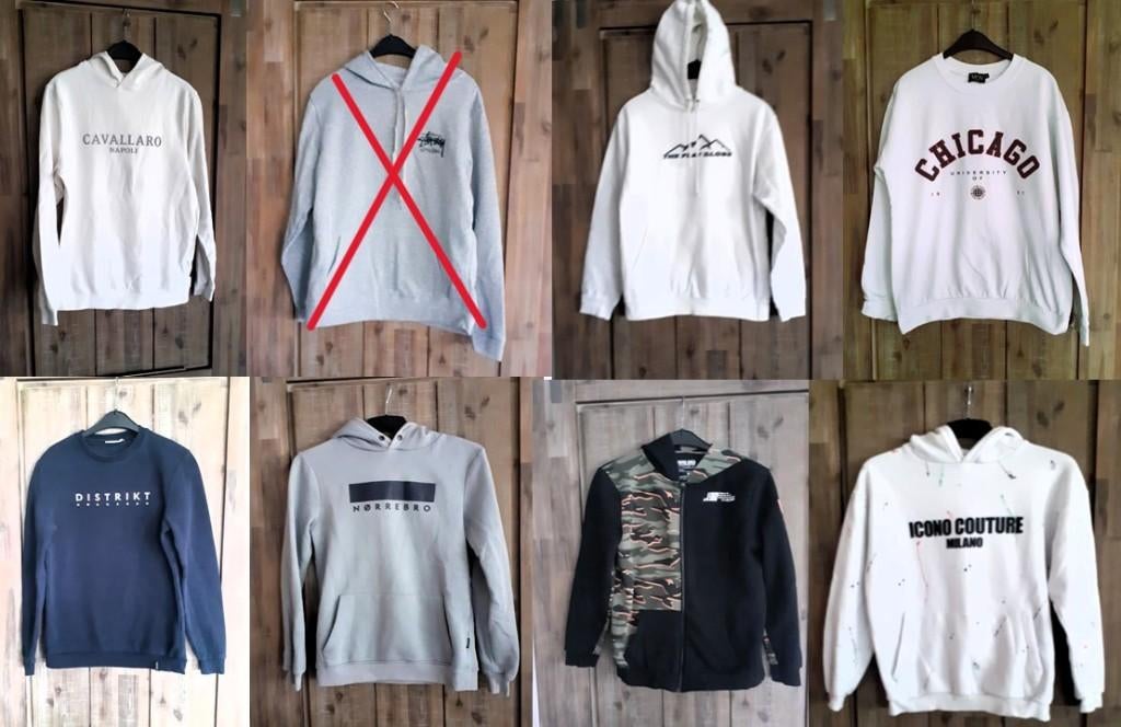 Heren Hoodies en Truien maat S en XS vanaf €6, Kleding | Heren, Truien en Vesten, Ophalen of Verzenden, Zo goed als nieuw, Maat 46 (S) of kleiner