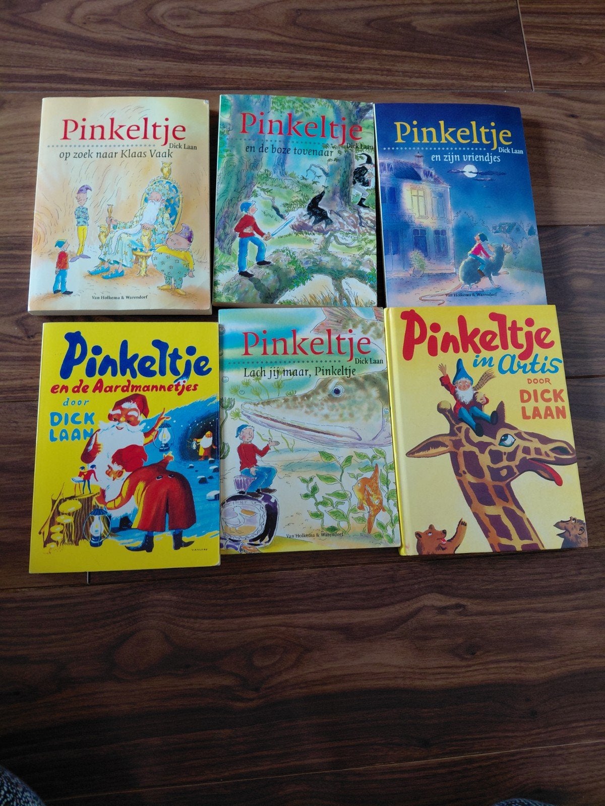 Pinkeltje Boeken Collectie - 6 Delen van Dick Laan, Boeken, Ophalen of Verzenden, Gelezen, Dick Laan, Sprookjes