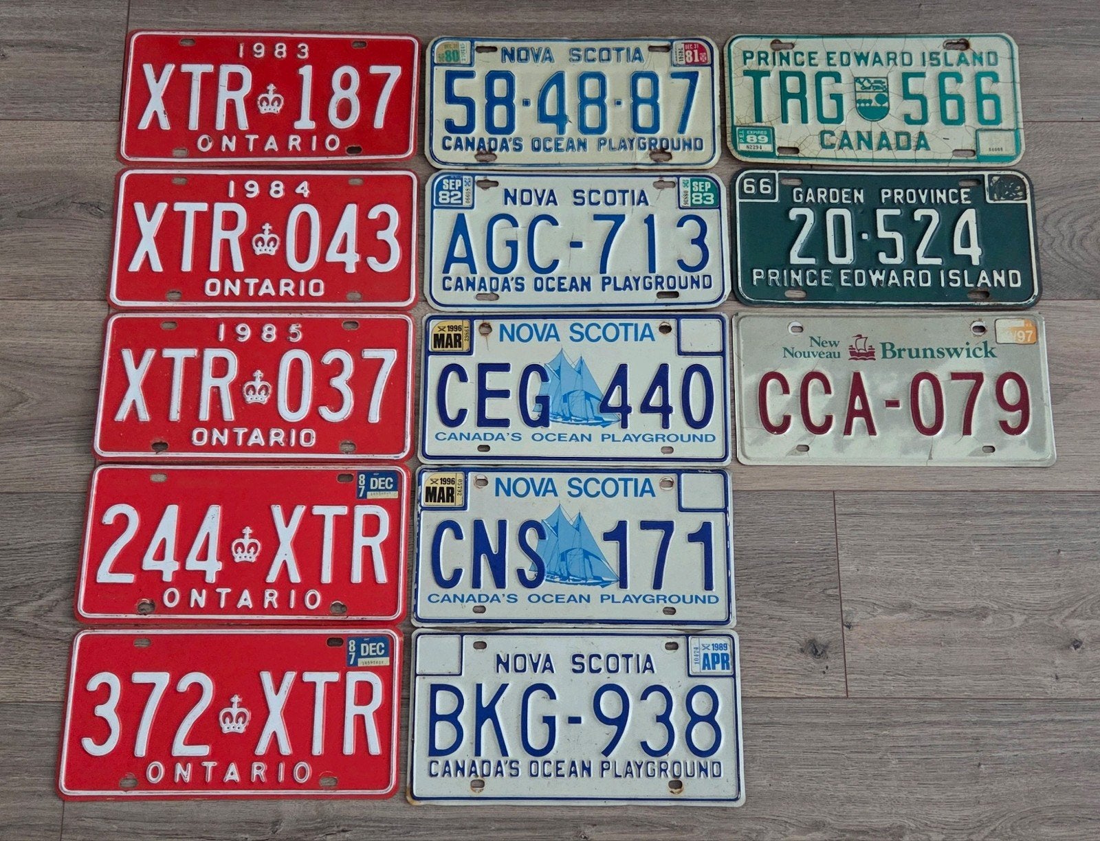 Kentekenplaten nummerplaten license plates Canada, Ophalen of Verzenden