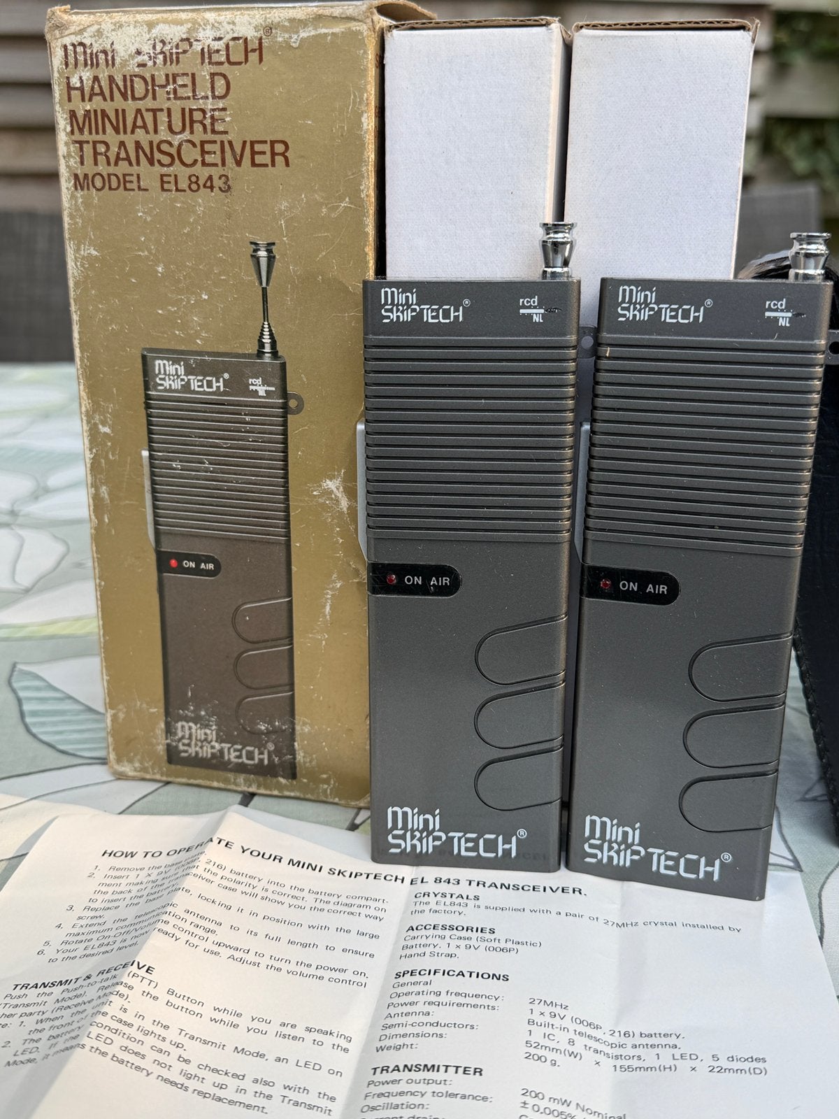Skiptech 27mc portofoons, Telecommunicatie, Portofoons en Walkie-talkies, Ophalen of Verzenden, Nieuw