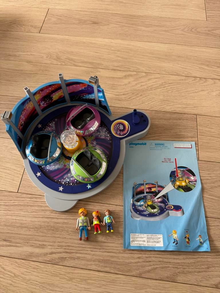 Playmobil 5554 Kermis Breakdance met lichteffecten, Kinderen en Baby's, Speelgoed | Playmobil, Ophalen, Gebruikt, Complete set