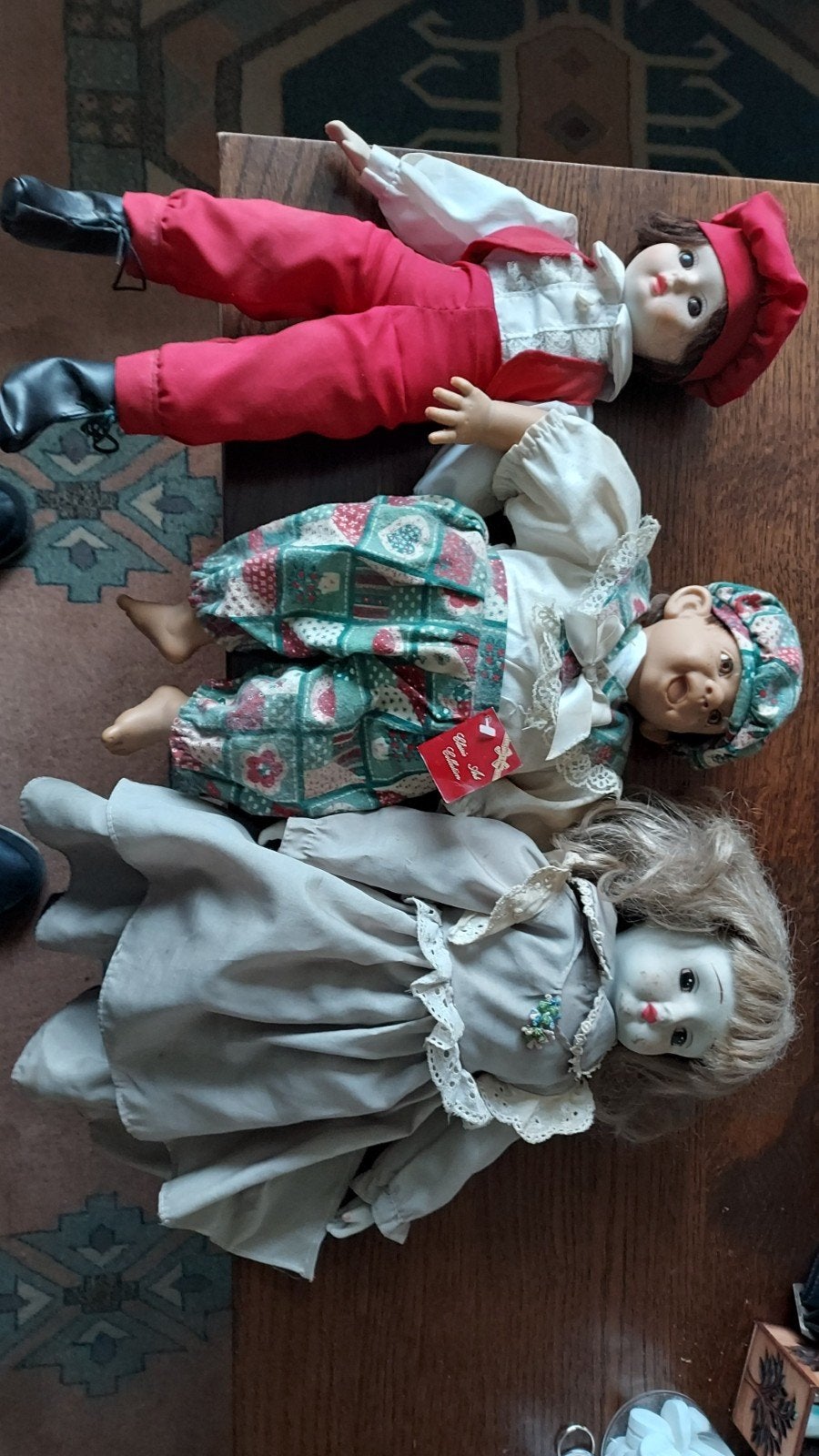 Set van 3 Vintage Porseleinen Poppen - Diverse Stijlen, Ophalen of Verzenden, Gebruikt, Pop