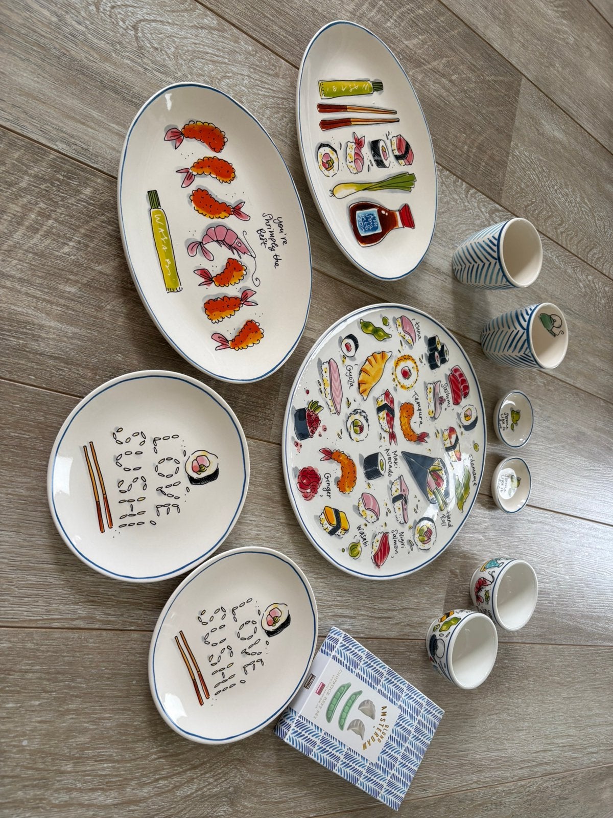 Blond Amsterdam Sushi, Huis en Inrichting, Keuken | Servies, Ophalen of Verzenden, Zo goed als nieuw, Aardewerk