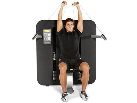 TechnoGym Kinesis Overhead Shoulder Press, Ophalen, Gebruikt, Krachtstation