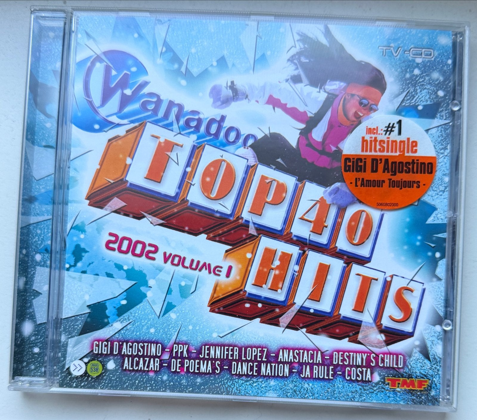 Wanadoo Top 40 Hits 2002 Volume 1 CD - Diverse Artiesten, Gebruikt, Ophalen of Verzenden, Verzamelalbum, Pop