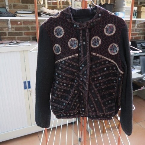 Jasje nieuw zwart veel strass Maison Scotch mt 38-40, Maat 38/40 (M), Zwart, Nieuw, Maison Scotch