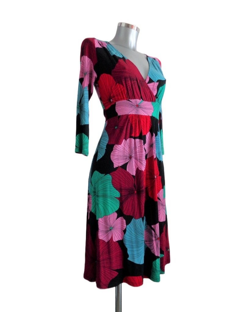 ROZU - Ro-Zu wikkel jurk maat small, Kleding | Dames, Overige kleuren, Nieuw, Ophalen of Verzenden, Knielengte