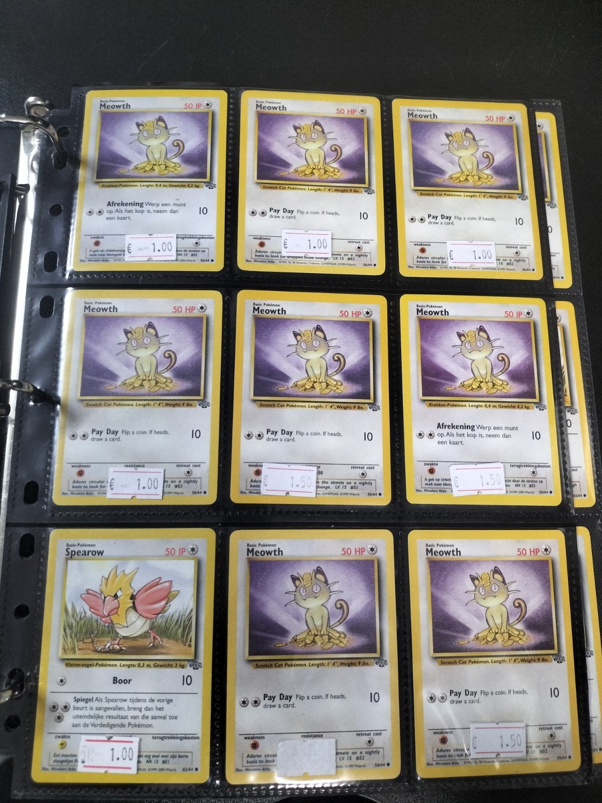 Pokémon Jungle kaarten, Ophalen of Verzenden, Zo goed als nieuw, Meerdere kaarten