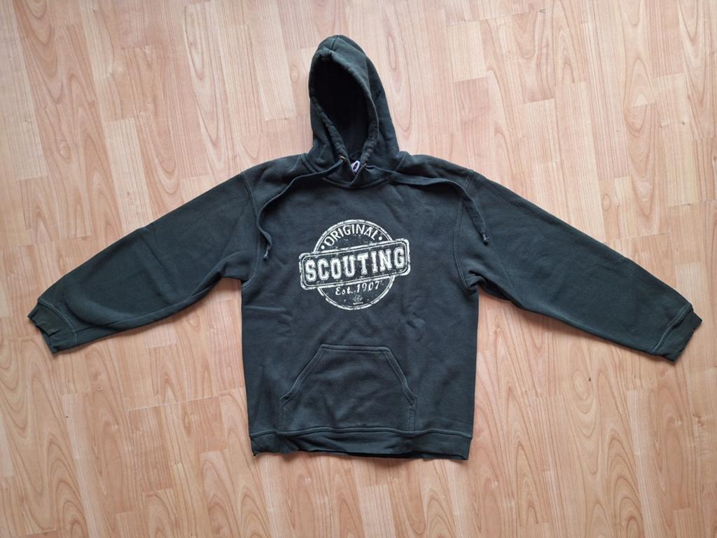 Donkergroene Scouting Hoodie Maat S, Logo Star, Ophalen of Verzenden, Gedragen, Groen