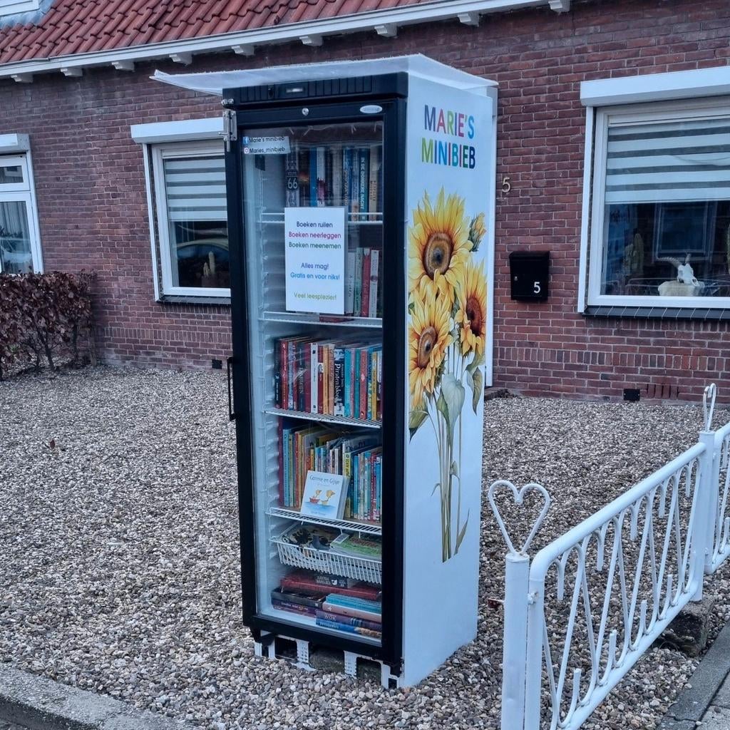 Gratis boeken voor jong en oud in minibieb, Ophalen