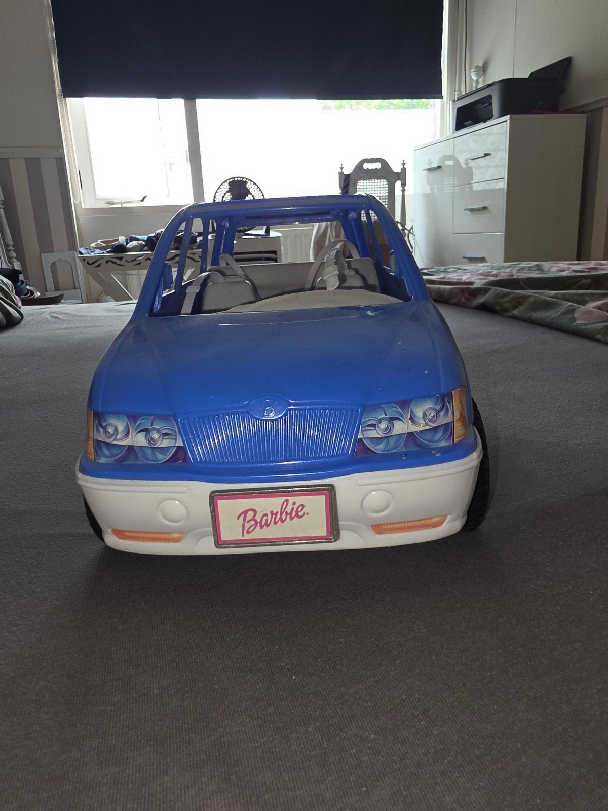 Barbie SUV Speelgoedauto met Picknickmand, Ophalen of Verzenden, Gebruikt