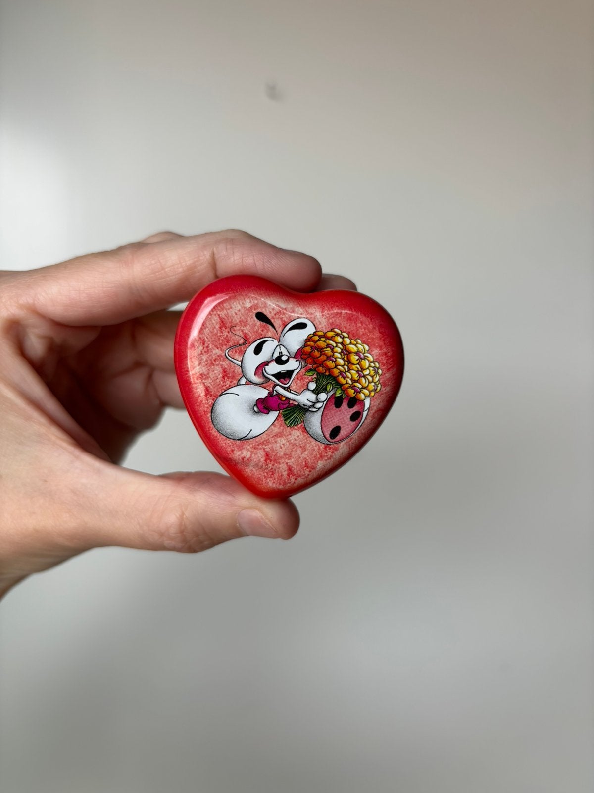 Diddl blikje doosje hartjes blik, Verzamelen, Verzenden, Diddl, Overige typen