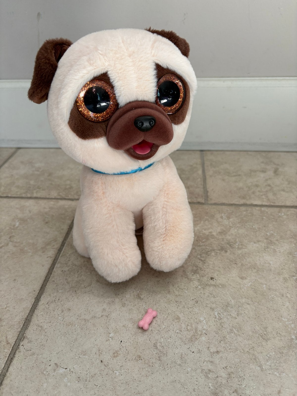 Live Pets pooping Hond / puppy met koekje, Gebruikt, Interactief, Beige, Hond
