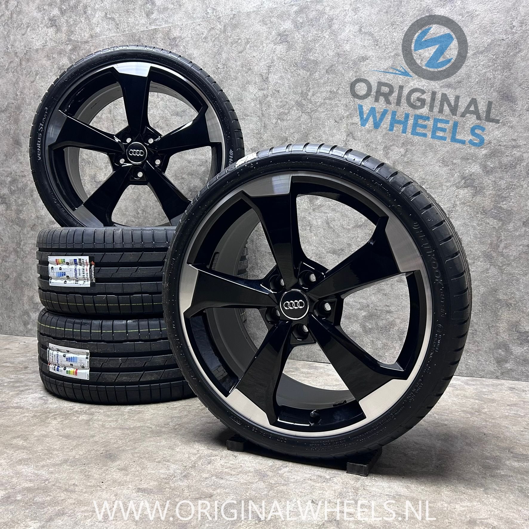19 inch originele rotor velgen + zomerbanden Audi RS3