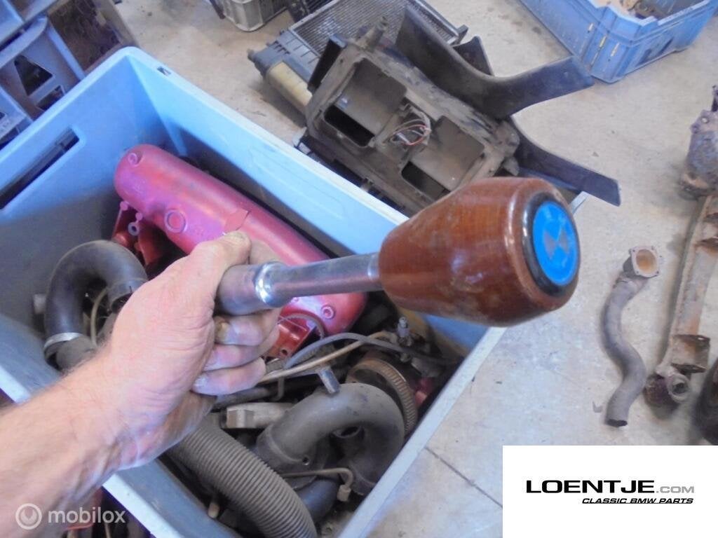 houten pookkop met pook bmw 02 1502 1602 1802 2002 etc, Gebruikt, Ophalen of Verzenden, BMW