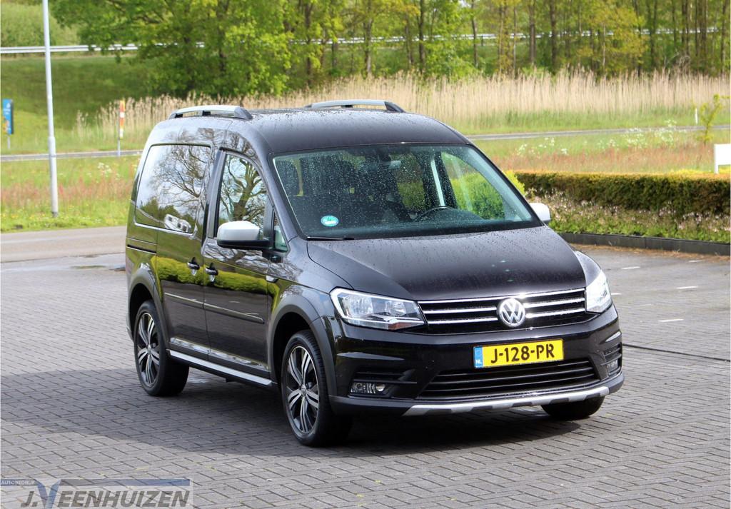 Volkswagen Caddy Alltrack 1.4 TSI |✅ Automaat |⭐Trekhaak, Gebruikt, 4 cilinders, Automatische klimaatregeling, Zwart