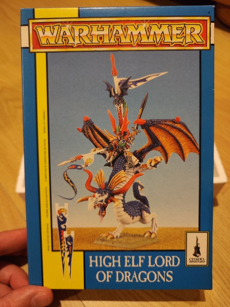 Warhammer - High Elf Lord of Dragons 1994 - Volledige Set, Ophalen of Verzenden, Zo goed als nieuw, Warhammer, Figuurtje(s)