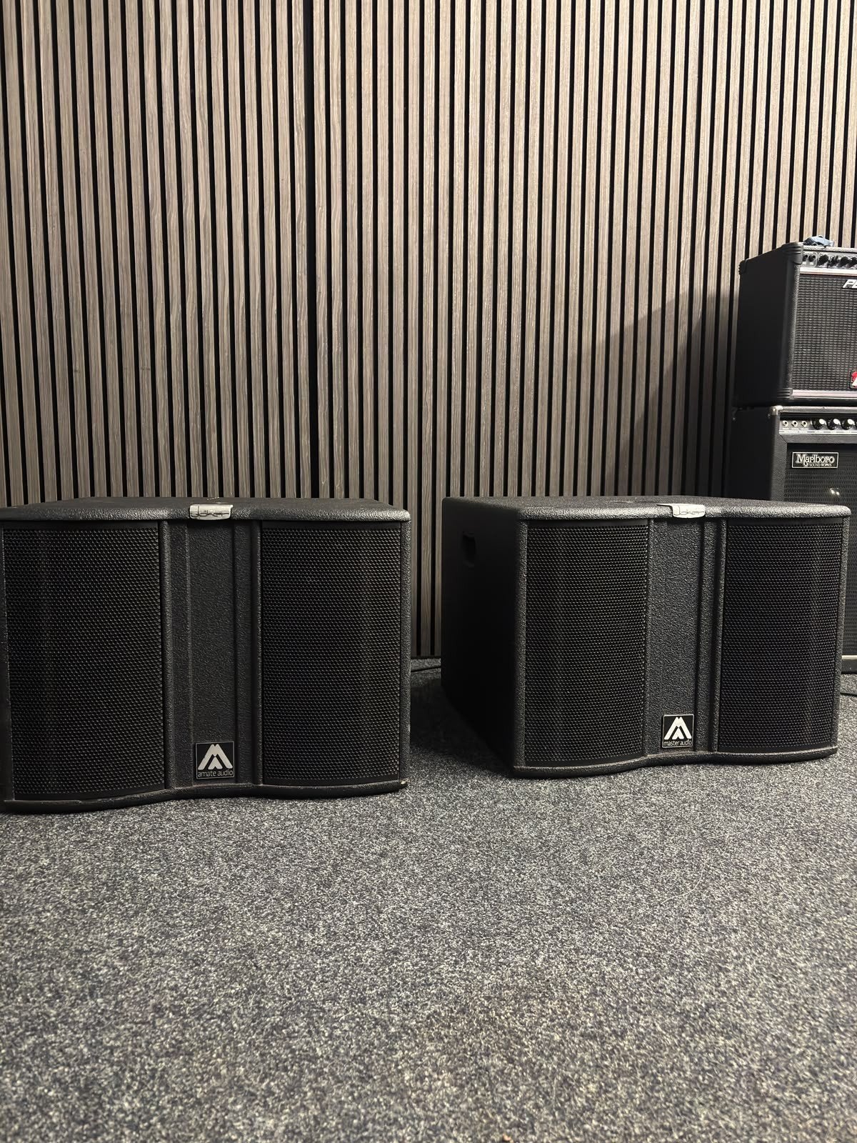 Amate Master Audio JK15W Subwoofers (2 stuks), Muziek en Instrumenten, Ophalen, Gebruikt, Overige typen
