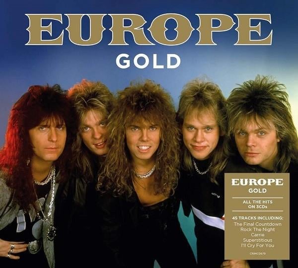 EUROPE 3 CD GOLD THE BEST OF GREATEST HITS final countdown, Ophalen of Verzenden, Zo goed als nieuw