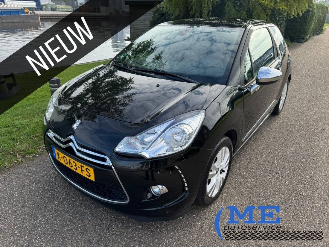 Citroën DS3 - 1.6 VTi So Chic|Automaat|Leer|pdc|navi, Auto's, Automaat, Euro 5, Gebruikt, 4 cilinders