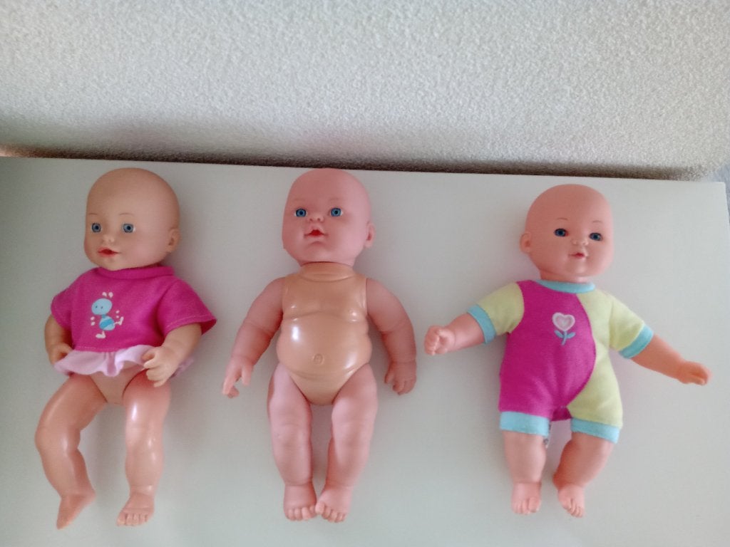 3 Mooie Babypoppen, Ophalen of Verzenden, Gebruikt, Babypop